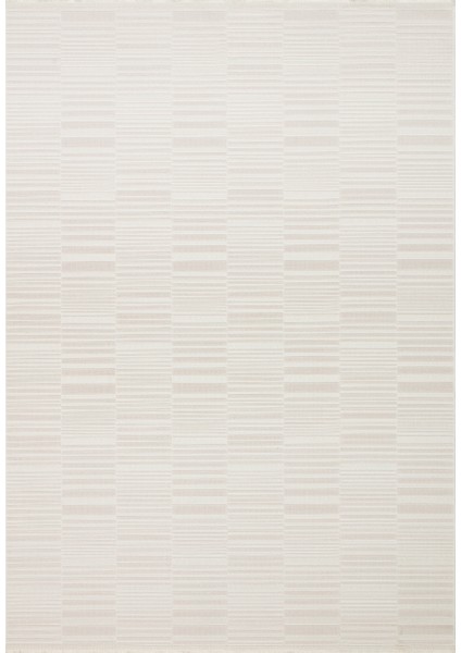 Mono Loop 01 Beige Yumuşak Hav Vermez Iplerle Üretilen Yıkanabilir Kaymaz Tabanlı Ince Makine Halısı