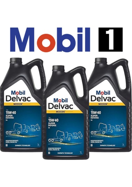 M-Delvac M 10W-40 Adv Pro - Mobil1 3x7 Litre