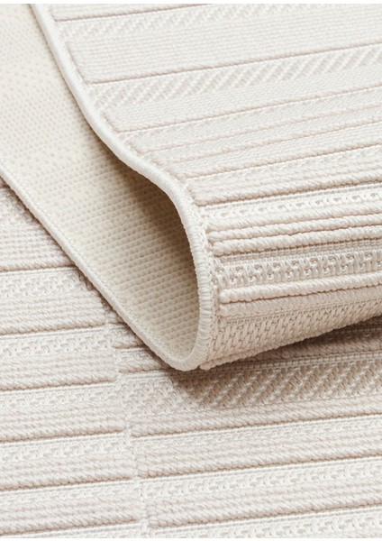 Mono Loop 01 Beige Yumuşak Hav Vermez Iplerle Üretilen Yıkanabilir Kaymaz Tabanlı Ince Makine Halısı indirimleri