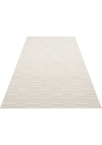 Mono Loop 01 Beige Yumuşak Hav Vermez Iplerle Üretilen Yıkanabilir Kaymaz Tabanlı Ince Makine Halısı