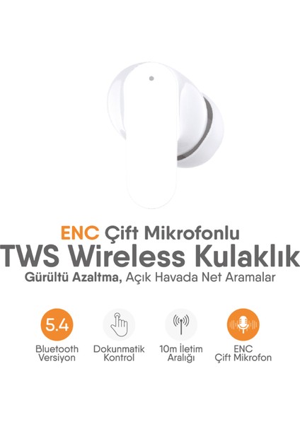 Elegant Pro Bluetooth Kulaklık — iPhone 14 Pro / 15 Pro / 16 Pro (Derin Bas Etkisi) fiyatları