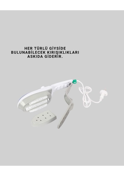Lzrdwzrd 1500W Buharlı Kırışıklık Giderici Ütü | Ev ve Seyahat Kullanımı Için Uygun fiyatları