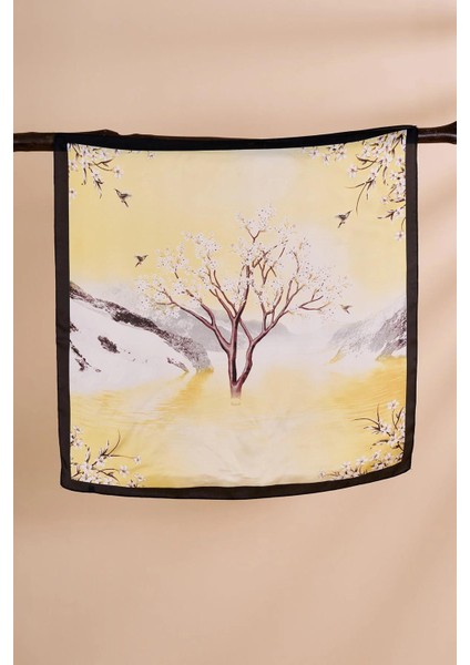 Doğa Manzarası Temalı Fular