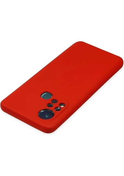 Infinix Hot 11S Kılıf Nano Içi Kadife Silikon - Kırmızı indirimleri