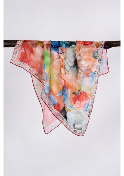 Çiçek Desenli Fular fiyatları