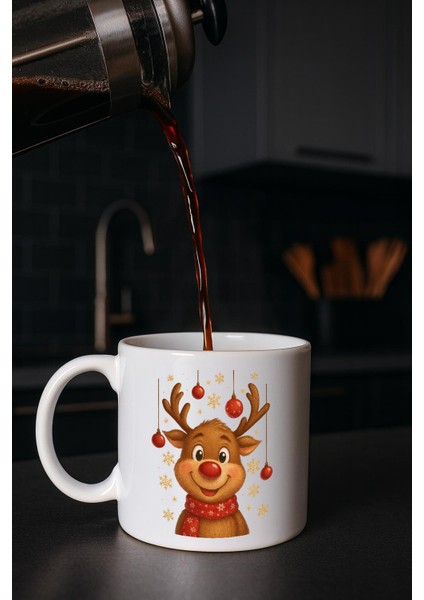 Beyaz Kupa Bardak (Yılbaşı)