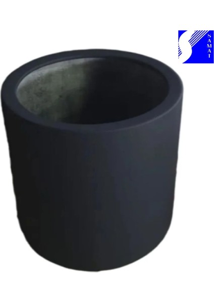 Antrasit Renkli Dekoratif Fiber Saksı 30CM x 30CM