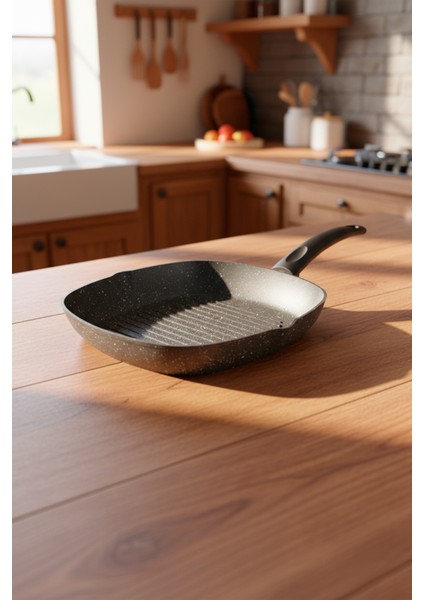 Carolin 2 Parça Grill Tava Seti Gri indirimleri