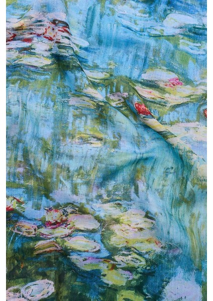 Monet Nilüferler Tasarımlı Fular fırsatları