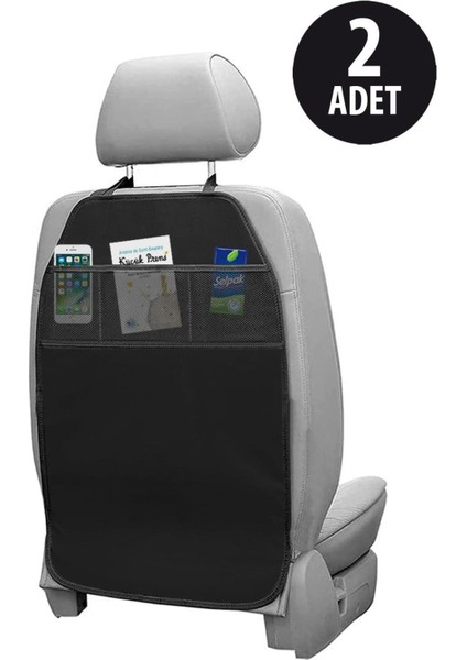 Araba Koltuk Arkası Koruyucu 2'li Organizer - Su Geçirmez Oto Koltuk Koruyucu fiyatları
