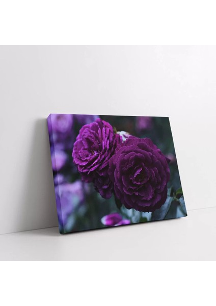 Mor Çiçek Kanvas Tablo fiyatları
