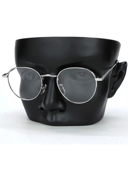 Mavi Işık Korumalı Gözlük Optik Uyumlu Camları Değişebilir Round Bay- Unisex Gözlük