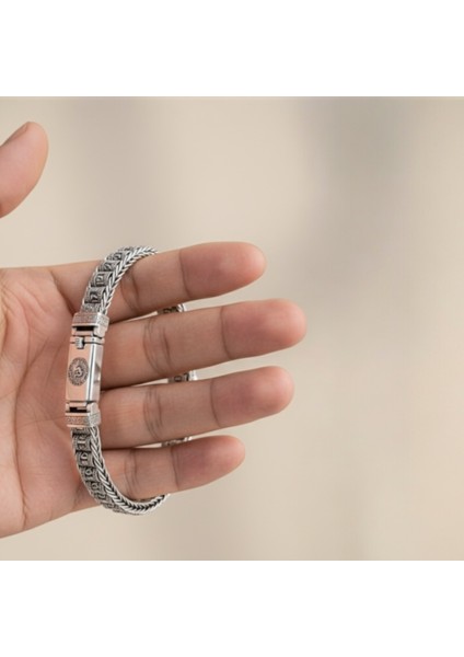 Enerji ve Koruma Mantrası! Kalın Zincir Erkek Bileklik / Negatif Enerjiden Arındırıcı Güç Sembolü fırsatları