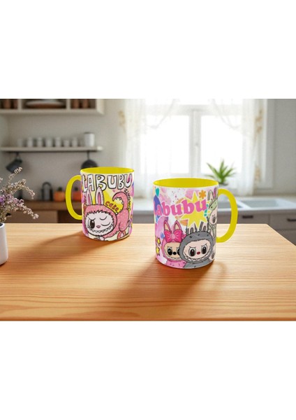 Labubu Kupa Bardak Labubu Renkli Hediye Kupa Bardak Labubu Mug fiyatları
