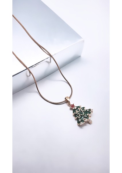 Çam Ağacı Figürlü Çelik Kolye fırsatları