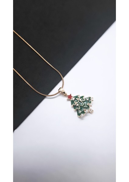 Çam Ağacı Figürlü Çelik Kolye indirimleri