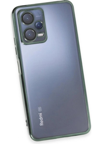 Xiaomi Redmi Note 12 5g Kılıf Lensli Silikon - Yeşil fırsatları