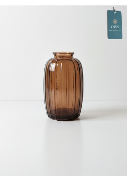 Minimalist Dekor Cam Vazo - 6 x 12 x 4 cm fiyatları