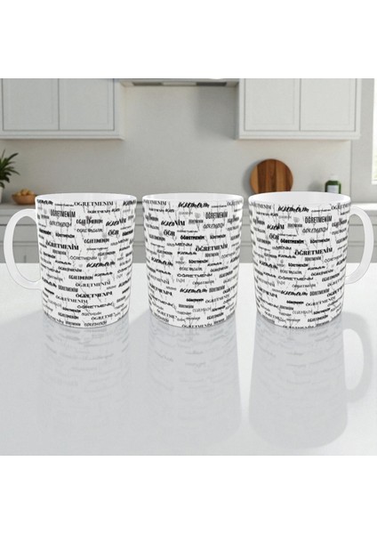 Öğretmenler Günü Hediyesi Kupa Bardak Öğretmenim Yazılı Tasarım Kadın Erkek Öğretmen Için fiyatları