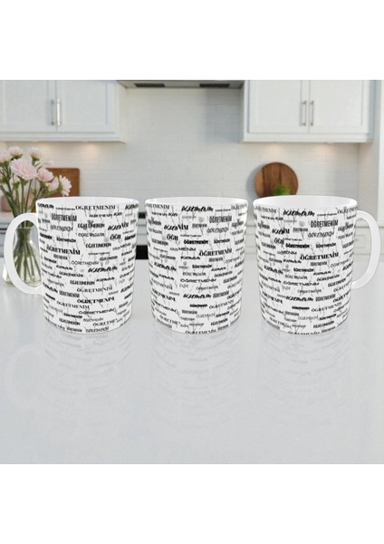 Öğretmenler Günü Hediyesi Kupa Bardak Öğretmenim Yazılı Tasarım Kadın Erkek Öğretmen Için fırsatları