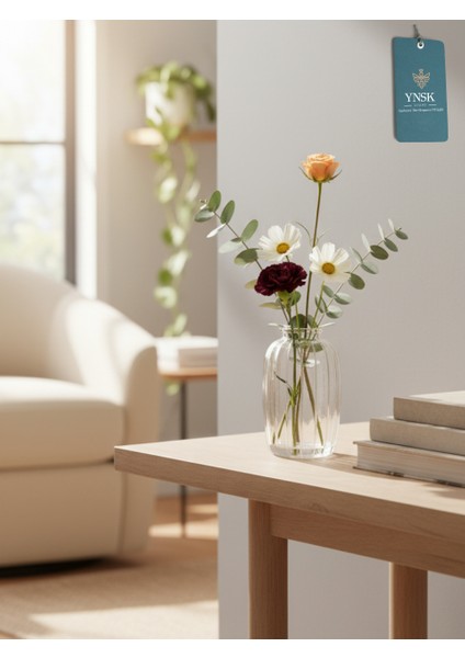 Minimalist Dekor Cam Vazo - 6 x 12 x 4 cm fiyatları