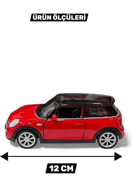 1:18 Ölçek Koleksiyonluk Metal Oyuncak Araba 12 cm - Mini Cooper Spor Model Açılabilir Kapılı modelleri