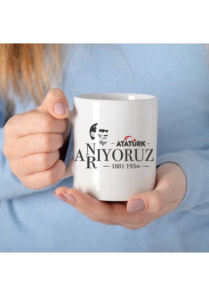 10 Kasım Atatürk Baskılı Kupa Bardak