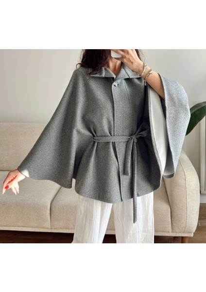 Kuşaklı Kaşe Kumaş Panço fiyatları