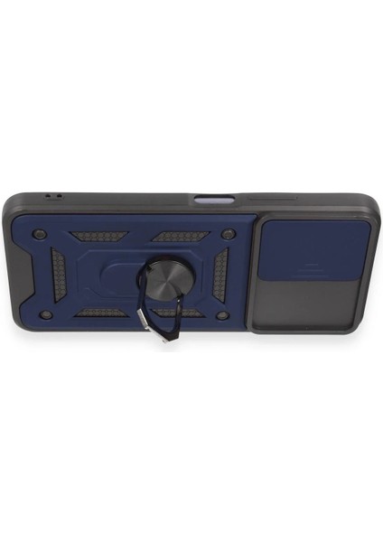 Xiaomi Redmi Note 12 5g Kılıf Pars Lens Yüzüklü Silikon - Lacivert modelleri