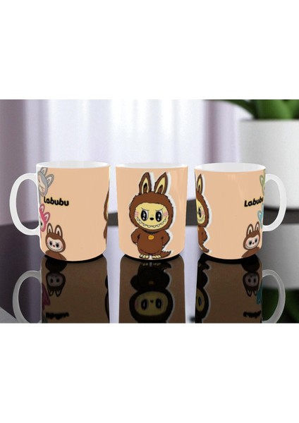 Labubu Kupa Bardak Labubu Renkli Hediye Kupa Bardak Labubu Mug
