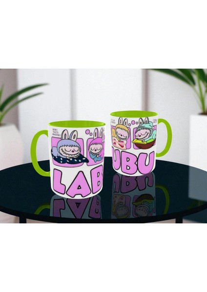 Labubu Kupa Bardak Labubu Renkli Hediye Kupa Bardak Labubu Mug