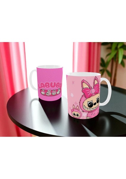Labubu Kupa Bardak Labubu Renkli Hediye Kupa Bardak Labubu Mug
