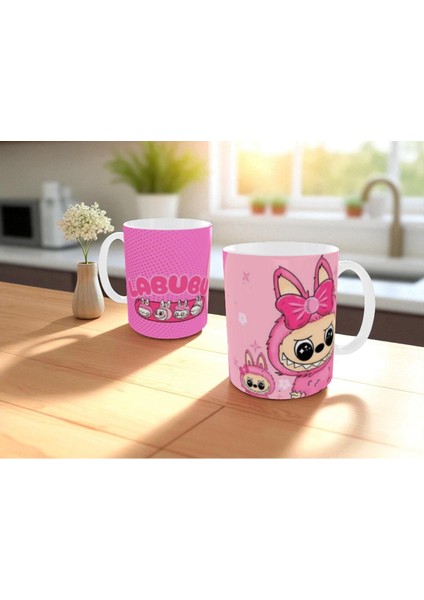 Labubu Kupa Bardak Labubu Renkli Hediye Kupa Bardak Labubu Mug fiyatları
