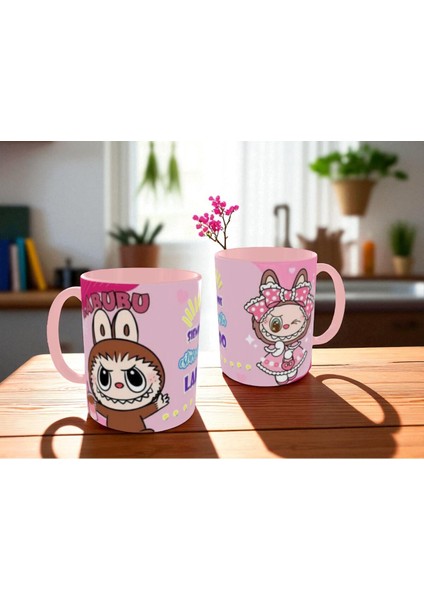 Labubu Kupa Bardak Labubu Renkli Hediye Kupa Bardak Labubu Mug fiyatları