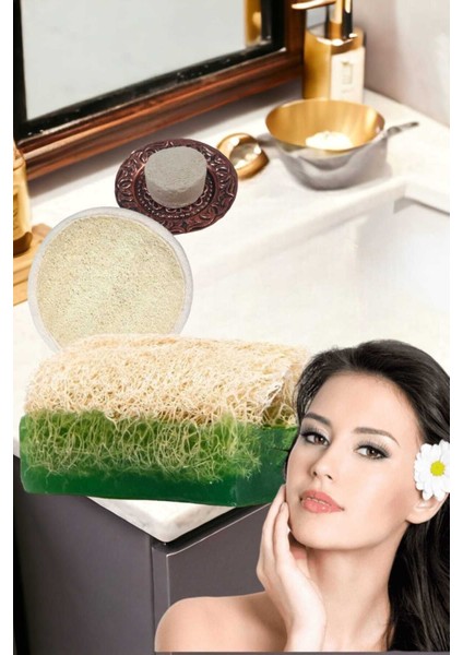 3'lü Gözenek Temizleme Sivilce Leke Akne Ölü Deri Peeling Ruşur Taşı Masaj Etkili Aloe Vera Sabun fiyatları