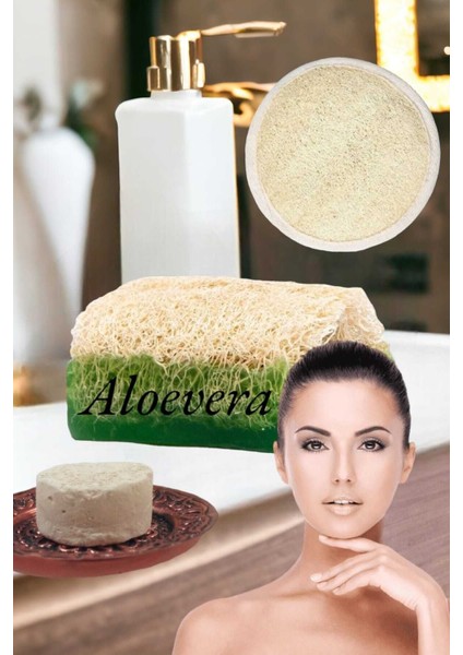 3'lü Gözenek Temizleme Sivilce Leke Akne Ölü Deri Peeling Ruşur Taşı Masaj Etkili Aloe Vera Sabun fırsatları