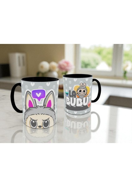 Labubu Kupa Bardak Labubu Renkli Hediye Kupa Bardak Labubu Mug