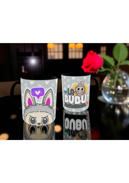 Labubu Kupa Bardak Labubu Renkli Hediye Kupa Bardak Labubu Mug fiyatları