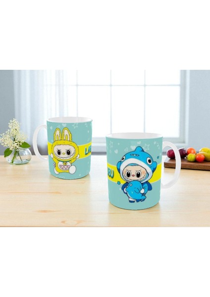 Labubu Kupa Bardak Labubu Renkli Hediye Kupa Bardak