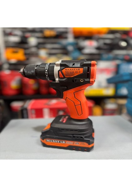 Maxstar Matkap Darbeli Vidalama Kömürsüz Fırçasız Motor Darbeli 84 Parça Full Setli Çantalı fiyatları