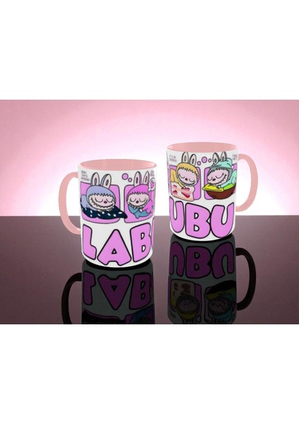 Labubu Kupa Bardak Labubu Renkli Hediye Kupa Bardak Labubu Mug
