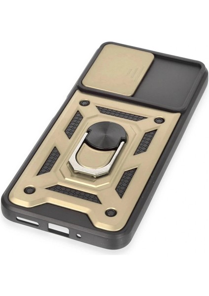 Xiaomi Redmi Note 12 5g Kılıf Pars Lens Yüzüklü Silikon - Gold indirimleri