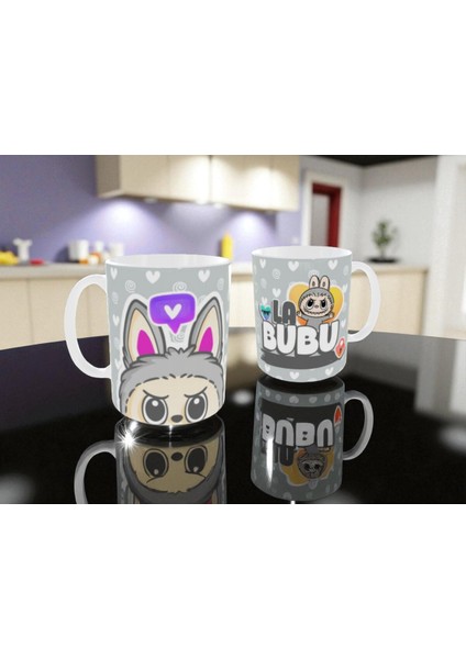 Labubu Kupa Bardak Labubu Renkli Hediye Kupa Bardak Labubu Mug