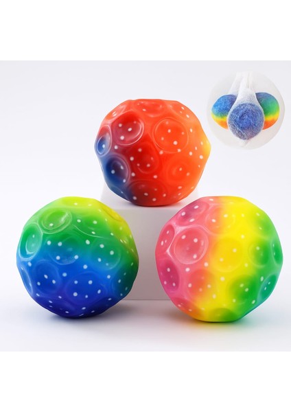 Moon Ball 2 Adet Yükseğe Zıplayan Top Moon Ball Ay Topu Karakter Top Oyuncak Galaxyball fırsatları