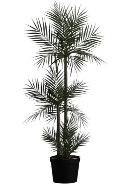 Yapay Palmiye 3 Gövdeli 30 Yapraklı 120 cm Boyunda Dekoratif Ağaç modelleri