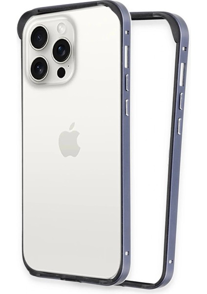iPhone 15 Pro Land Bumper Koruma Kapak - Lacivert