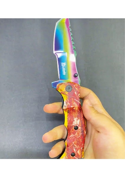 Kişiye Özel Isimli Columbia Araç Baskılı Columbia Tanto Çakı FST-3039-A 23 cm Gökkuşağı Kamp Cep Çakı Bıçak modelleri