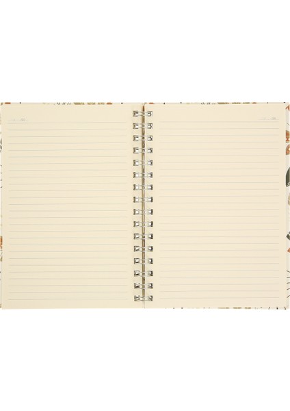 Isim Yazılabilir A5 Çizgili Spiralli Defter | El Yapımı, 96 Yaprak, Ivory Kâğıt - Minik Çiçekler indirimleri