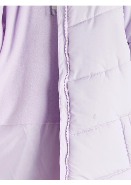 Lcw Eco Lila Kapüşonlu Kız Çocuk Mont fiyatları