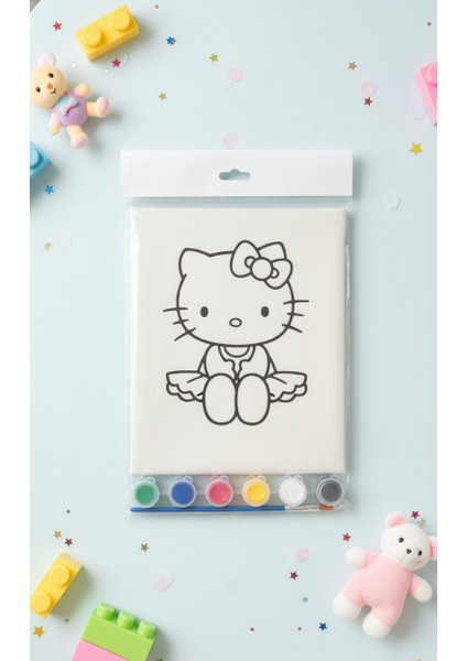 2 Adet Boyanabilir Beslenme Örtüsü – Yıkanabilir Keçe Kumaş – Toplamda 2x4 Karakter – 1 Boya & 1 Fırça Dahil